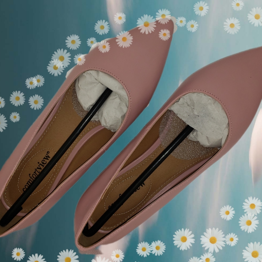 🍍Pink Flats 8M BN/NW SO CUTE!